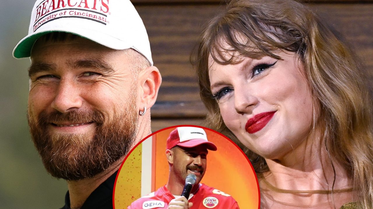 Travis Kelce Quips About Love For Taylor Swift At Chiefs Event