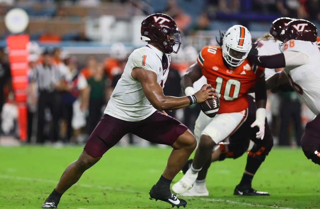 No. 7 Miami rallies, survives Virginia Tech in controversial finish