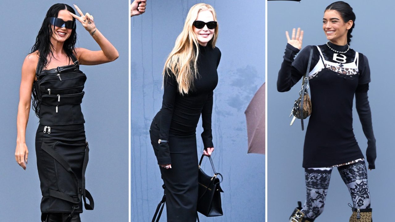 Katy Perry, Nicole Kidman & More Wear Bold Looks for Balenciaga Show