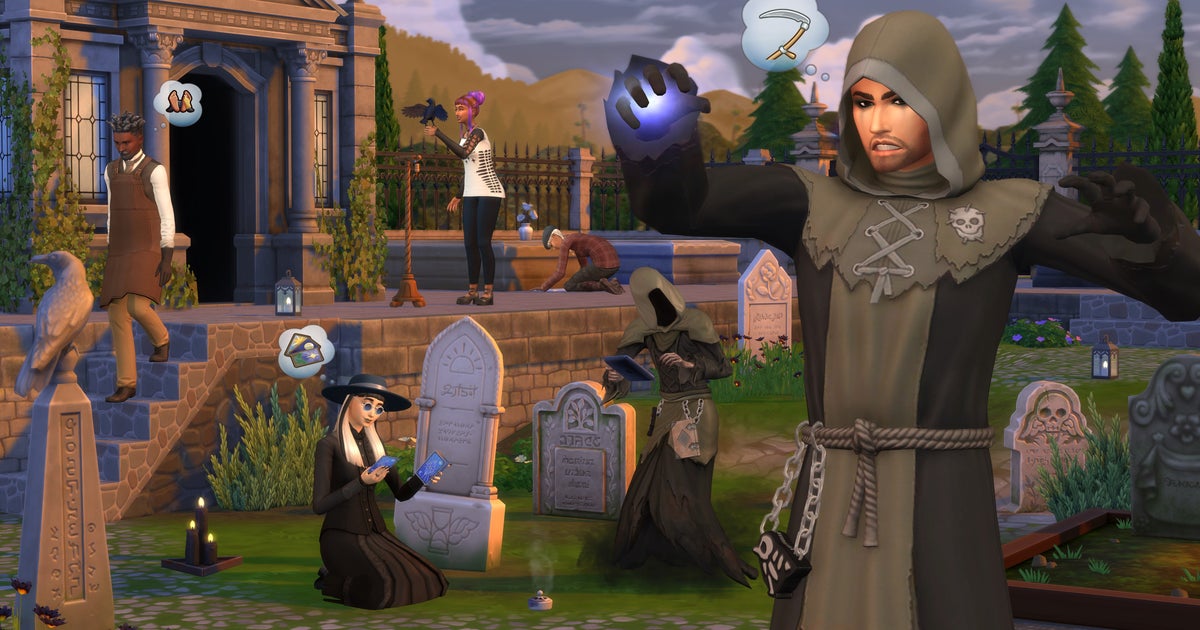 The Sims 4 is chucking out the bat signal to cottagecore psychopaths with a Halloween expansion that’ll let you work as a grim reaper