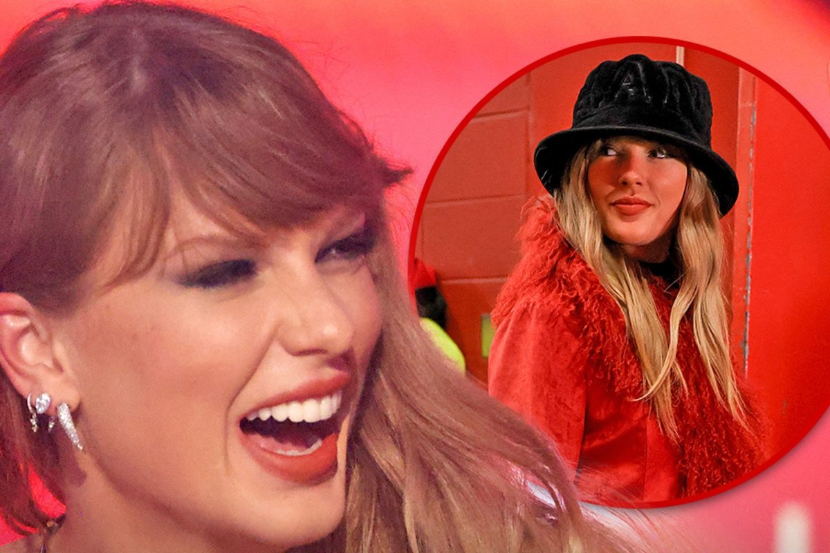 Taylor Swift Wears Big Red Coat to Chiefs Game Against Texans