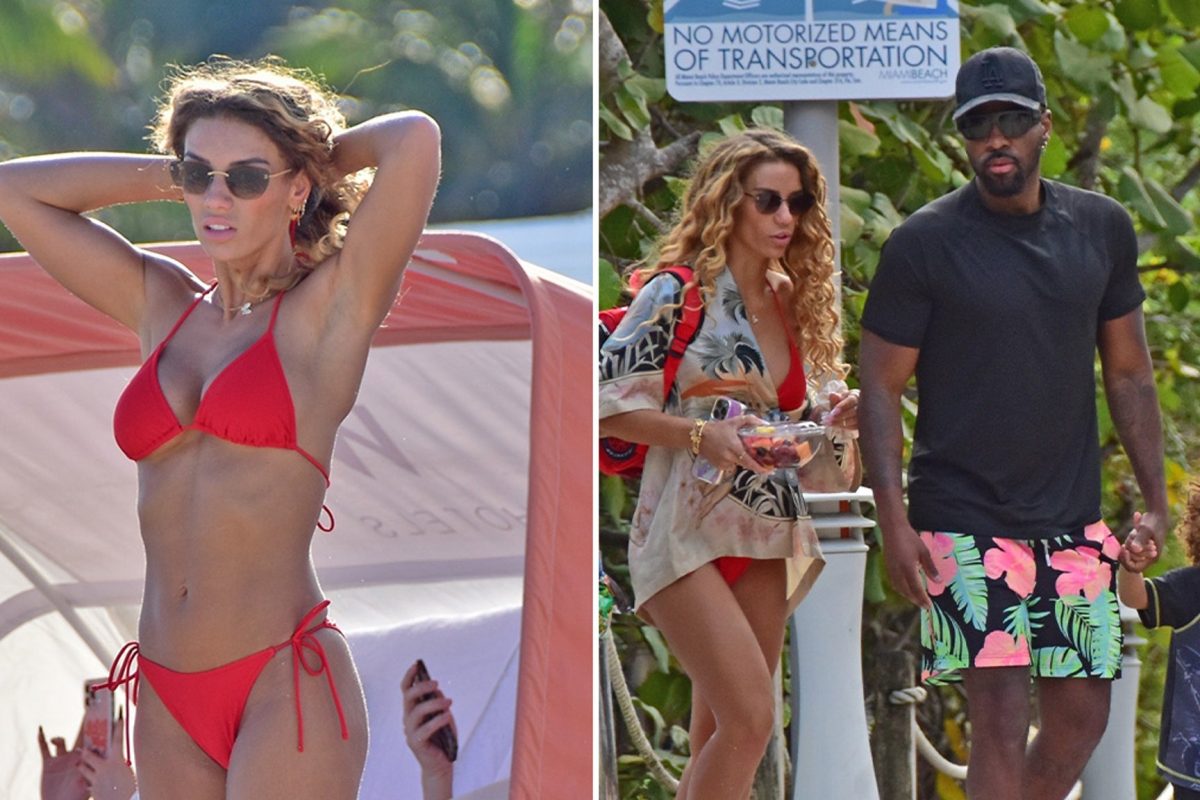 Jason Derulo’s Ex Jena Frumes Wears Red Bikini During Family Beach Day