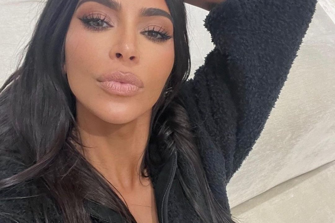 Kim Kardashian Flaunts Her Itty Bitty Faux Fur Bikini